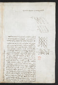 Codex Arundel Folio 121r Poster | Leonardo da Vinci Art Print