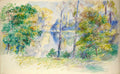 View of a Park Poster | Pierre-Auguste Renoir Art Print (1885)