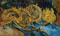 Four Sunflowers Gone to Seed Poster | Vincent van Gogh Art Print (1887)