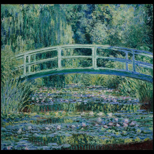 Water Lilies and Japanese Bridge Poster | Claude Monet Art Print (1899)