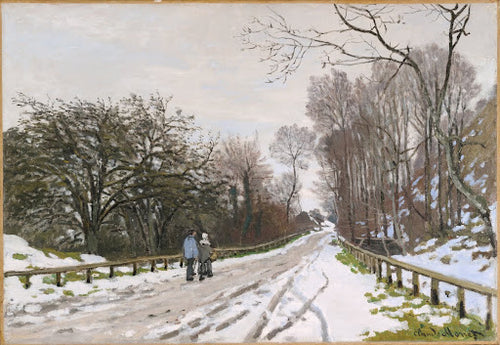 Road Toward the Farm Saint-Siméon, Honfleur Poster | Claude Monet Art Print