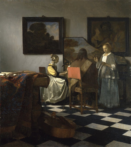 The Concert Poster | Johannes Vermeer Art Print (1665)