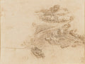 A River Landscape Poster | Leonardo da Vinci Art Print (1511)