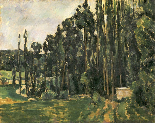 Poplars Poster | Paul Cézanne Art Print (1880)