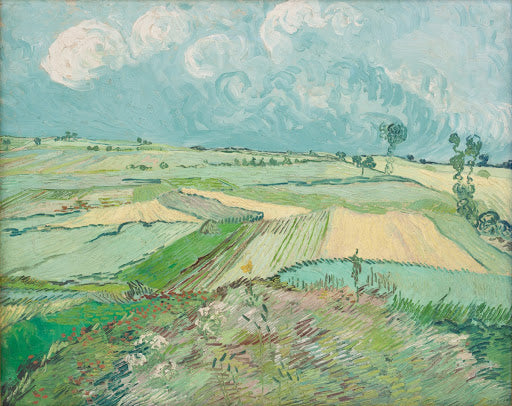 Wheat Fields After the Rain (The Plain of Auvers) Poster | Vincent van Gogh Art Print (1890)