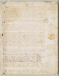 Codex Leicester Folio 36r Poster | Leonardo da Vinci Art Print (1506)
