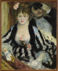 La Loge Poster | Pierre-Auguste Renoir Art Print (1874)