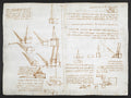 Codex Arundel Folio 182v Poster | Leonardo da Vinci Art Print