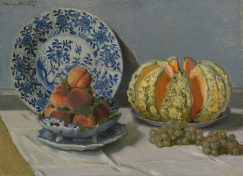 Still Life Poster | Claude Monet Art Print (1872)