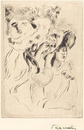 The Hat Pin II Poster | Pierre-Auguste Renoir Art Print (1894)
