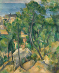 View of the Sea at L'Estaque Poster | Paul Cézanne Art Print (1898)