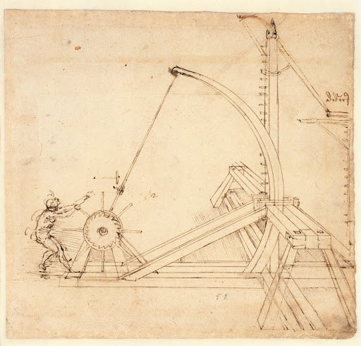 Codex Atlanticus Folio 141 Recto Poster | Leonardo da Vinci Art Print