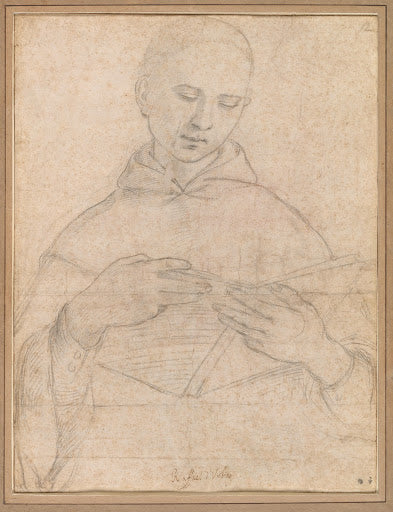 Young Monk Reading Poster | Raphael Art Print