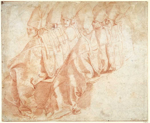 Eight Seated Bishops Poster | Raphael Art Print (1516)