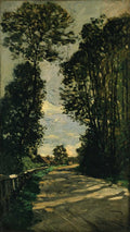 Walk (Road of the Farm Saint-Siméon) Poster | Claude Monet Art Print (1864)