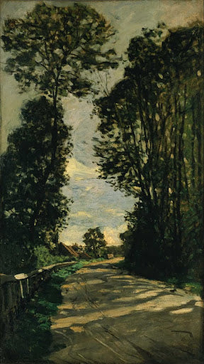 Walk (Road of the Farm Saint-Siméon) Poster | Claude Monet Art Print (1864)