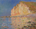 Low Tide at les Petites-Dalles Poster | Claude Monet Art Print (1884)