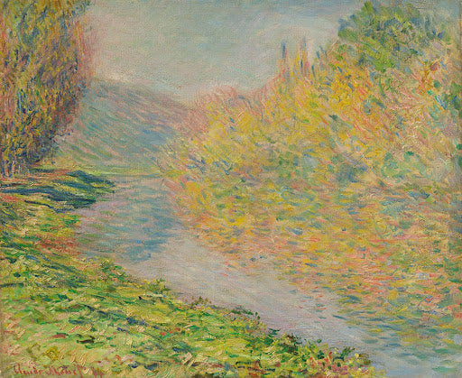 Autumn at Jeufosse Poster | Claude Monet Art Print (1884)
