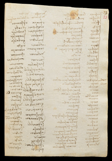 Codex Trivulzianus Page 23 Poster | Leonardo da Vinci Art Print (1487)