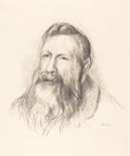 Portrait of Auguste Rodin Poster | Pierre-Auguste Renoir Art Print (1910)