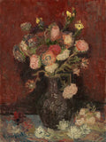 Vase with Chinese Asters and Gladioli Poster | Vincent van Gogh Art Print (1886)