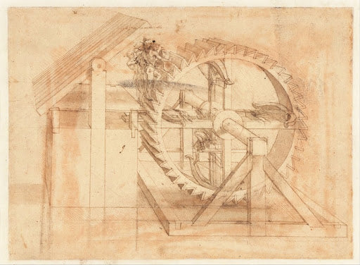Codex Atlanticus Folio 1070 Recto Poster | Leonardo da Vinci Art Print