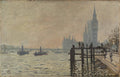 The Thames below Westminster Poster | Claude Monet Art Print (1871)