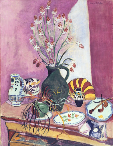 Still Life with Asphodels Poster | Henri Matisse Art Print (1907)