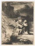 The Agony in the Garden Poster | Rembrandt van Rijn Art Print (1652)