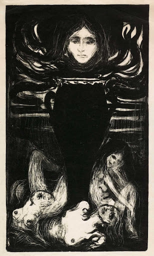 The Urn Poster | Edvard Munch Art Print (1896)