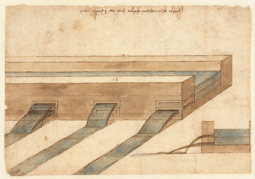 Codex Atlanticus Folio 1097 Recto Poster | Leonardo da Vinci Art Print
