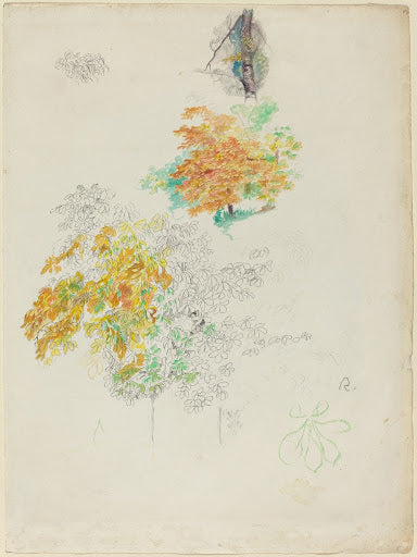 Studies of Trees Poster | Pierre-Auguste Renoir Art Print (1886)