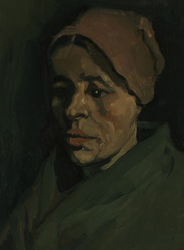 Head of a Woman VII Poster | Vincent van Gogh Art Print (1884)