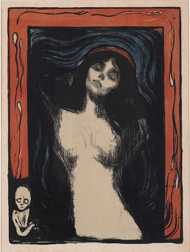 Madonna (Lithograph) Poster | Edvard Munch Art Print (1895)