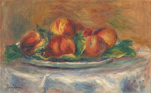 Peaches on a Plate Poster | Pierre-Auguste Renoir Art Print (1902)