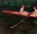 The Canoe on Epte Poster | Claude Monet Art Print
