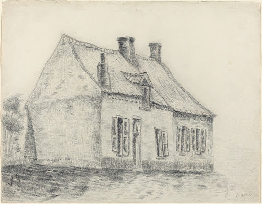 The Magrot House, Cuesmes Poster | Vincent van Gogh Art Print (1879)