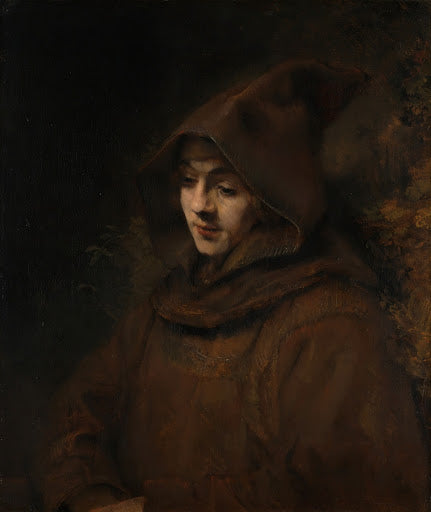 Titus in a Monk's Habit Poster | Rembrandt van Rijn Art Print (1660)