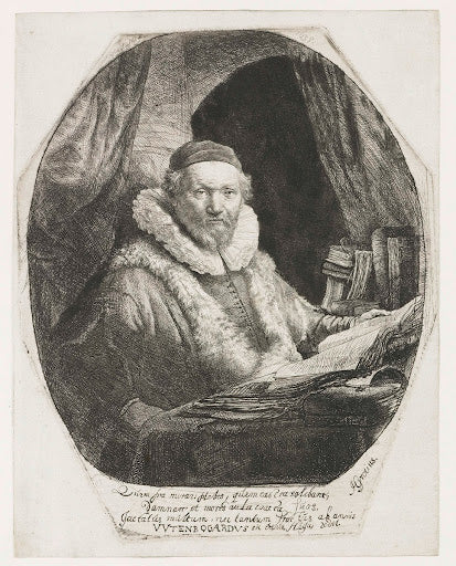 Johannes Wtenbogaert Poster | Rembrandt van Rijn Art Print (1635)