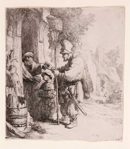 The Rat-Catcher Poster | Rembrandt van Rijn Art Print (1632)