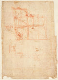Codex Atlanticus Folio 577 Verso Poster | Leonardo da Vinci Art Print