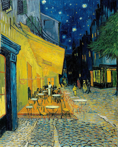 Café Terrace at Night Poster | Vincent van Gogh Art Print (1888)