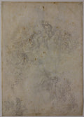 Study for the Last Judgment Poster | Michelangelo Art Print (1534)