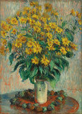 Jerusalem Artichoke Flowers Poster | Claude Monet Art Print (1880)