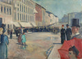 Music on Karl Johan Street Poster | Edvard Munch Art Print (1889)