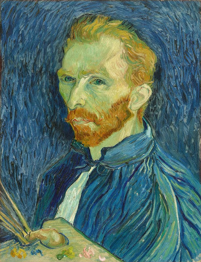 Self-Portrait with Palette Poster | Vincent van Gogh Art Print (1889)