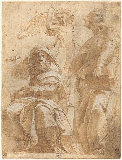 The Prophets Hosea and Jonah Poster | Raphael Art Print (1510)