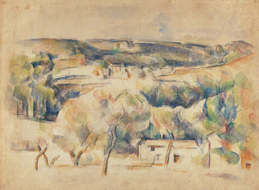 Provençal Landscape Poster | Paul Cézanne Art Print (1900)