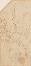 A Satire on Aged Lovers Poster | Leonardo da Vinci Art Print (1490)
