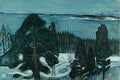 Winter Night Poster | Edvard Munch Art Print (1900)